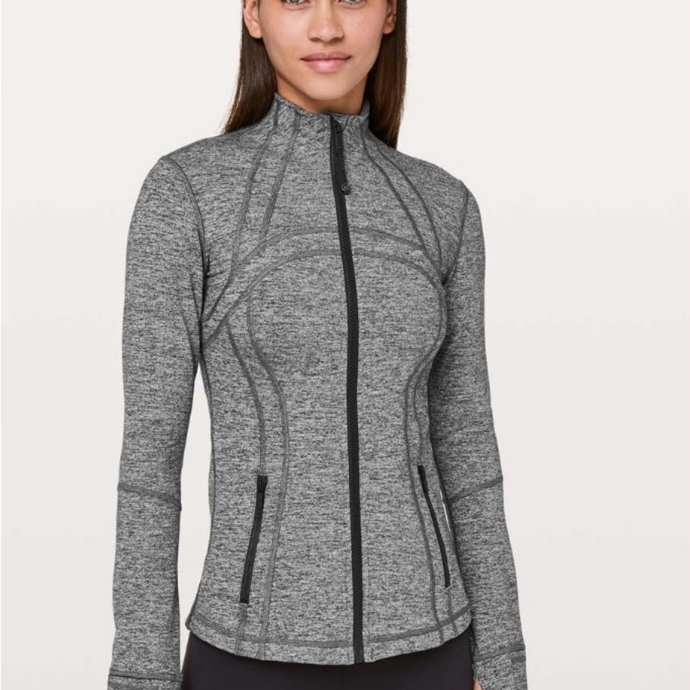 Lululemon Define Jacket Heathered Black (Luon)